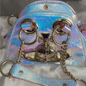 Vivienne Westwood Iridescent Yasmin Shoulder Bag